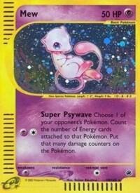 Mew (19) (EX) #019/165 Holo Rare (Holofoil Moderately Played) Expedition Pokemon: 2002