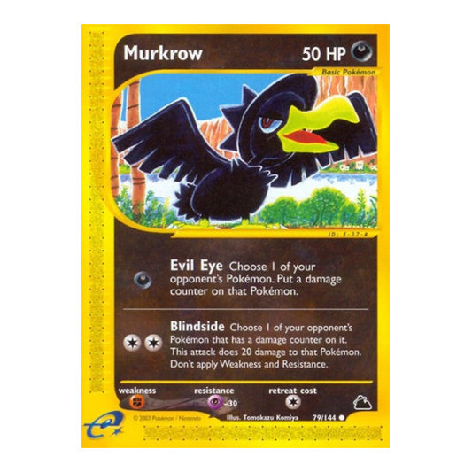 Murkrow (SK) #079/144 Common (Lightly Played) Skyridge Pokemon: 2003