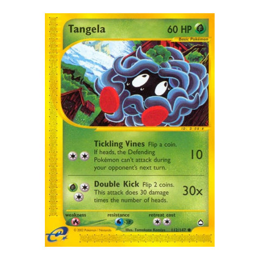 Tangela (AQ) #112/147 Common (Near Mint) Aquapolis Pokemon: 2003