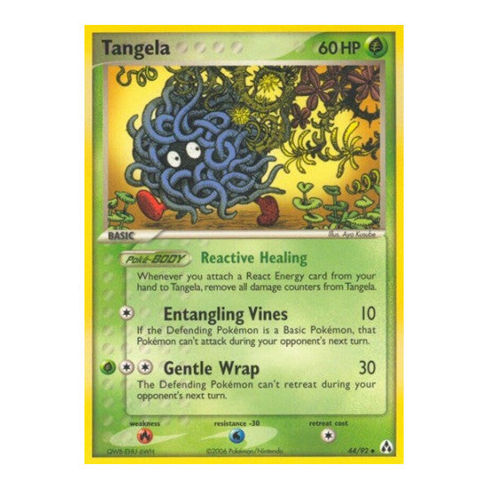 Tangela (LM) #44/92 Uncommon (Lightly Played) EX Legend Maker Pokemon: 2006