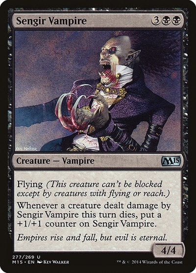 Sengir Vampire (M15) #277 Uncommon (Moderately Played) Magic 2015 (M15) Magic: The Gathering: 2014