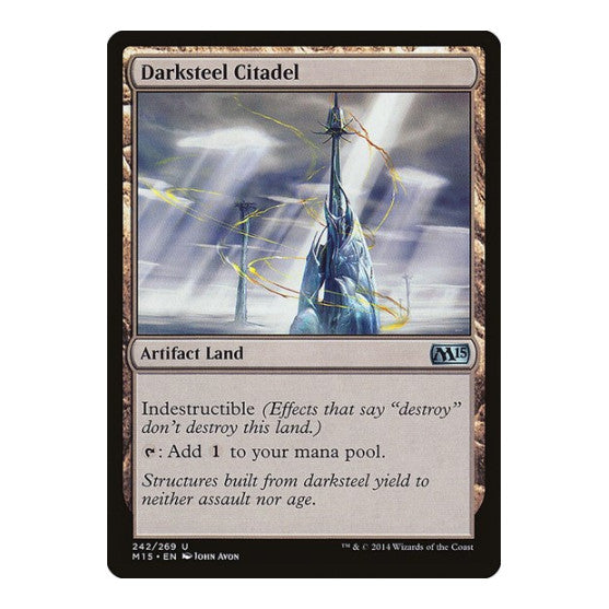 Darksteel Citadel (M15) #242 Uncommon (Lightly Played) Magic 2015 (M15) Magic: The Gathering: 2014