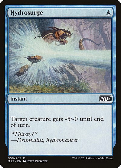 Hydrosurge (M15) #58 Common (Lightly Played) Magic 2015 (M15) Magic: The Gathering: 2014