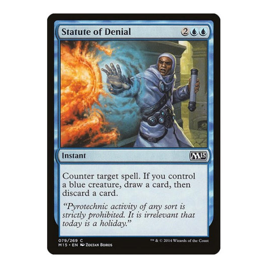 Statute of Denial (M15) #79 Common (Lightly Played) Magic 2015 (M15) Magic: The Gathering: 2014