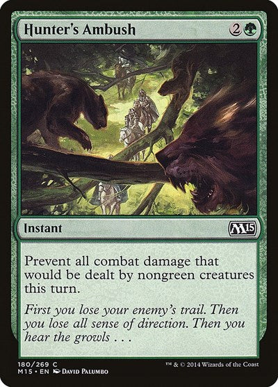 Hunters Ambush (M15) #180 Common (Lightly Played) Magic 2015 (M15) Magic: The Gathering: 2014