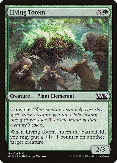 Living Totem (M15) #184 Common (Lightly Played) Magic 2015 (M15) Magic: 2014