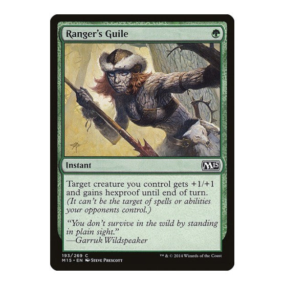 Rangers Guile (M15) #193 Common (Lightly Played) Magic 2015 (M15) Magic: The Gathering: 2014