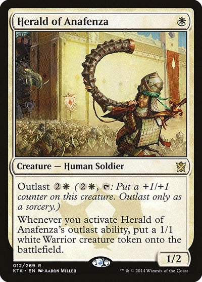 Herald of Anafenza (KTK) #12 Rare (Lightly Played) Khans of Tarkir Magic: The Gathering: 2014