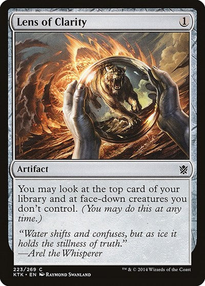 Lens of Clarity (KTK) #223 Common (Lightly Played) Khans of Tarkir Magic: The Gathering: 2014