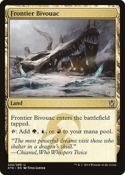 Frontier Bivouac (KTK) #234 Uncommon (Lightly Played) Khans of Tarkir Magic: 2014
