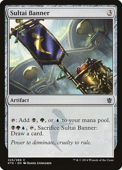 Sultai Banner (KTK) #225 Common (Lightly Played) Khans of Tarkir Magic: 2014