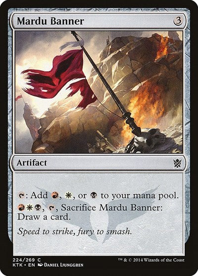 Mardu Banner (KTK) #224 Common (Lightly Played) Khans of Tarkir Magic: 2014