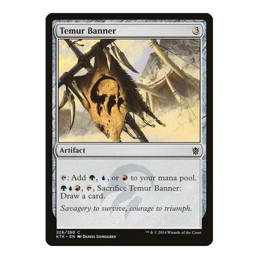 Temur Banner (KTK) #226 Common (Lightly Played) Khans of Tarkir Magic: The Gathering: 2014