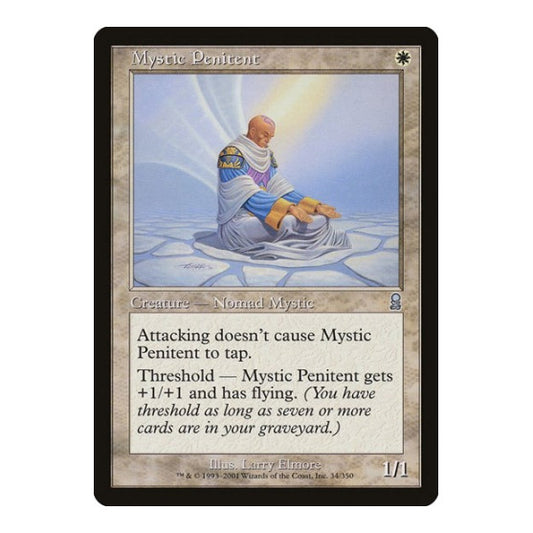 Mystic Penitent (ODY) #34 Uncommon (Moderately Played) Odyssey Magic: The Gathering: 2001