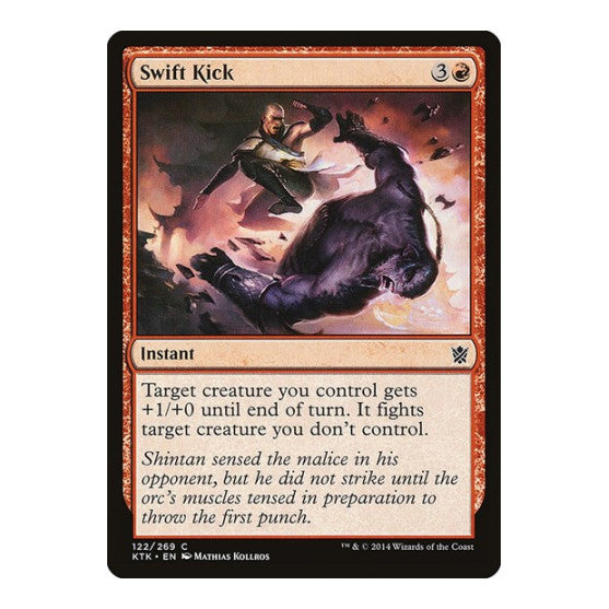 Swift Kick (KTK) #122 Common (Lightly Played) Khans of Tarkir Magic: The Gathering: 2014