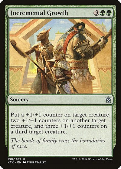 2014 Magic: Khans of Tarkir (KTK) - Incremental Growth (#138, Uncommon) (Lightly Played)