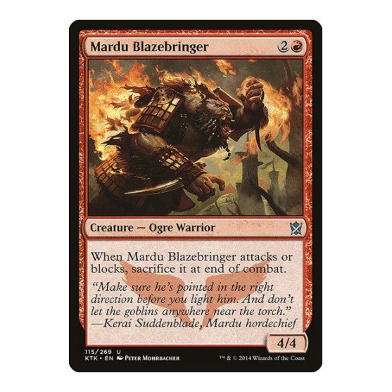 Mardu Blazebringer (KTK) #115 Uncommon (Lightly Played) Khans of Tarkir Magic: The Gathering: 2014