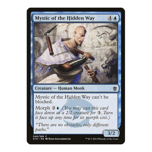 Mystic of the Hidden Way (KTK) #48 Common (Lightly Played) Khans of Tarkir Magic: The Gathering: 2014