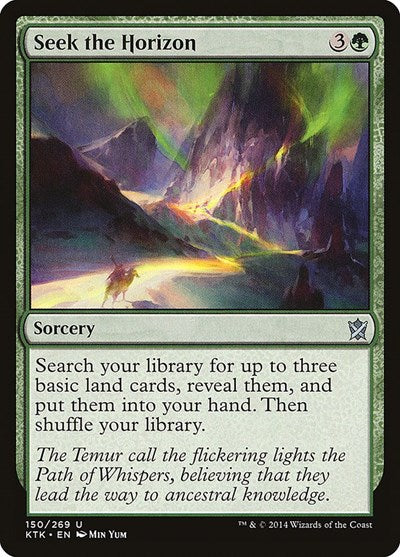 Seek the Horizon (KTK) #150 Uncommon (Lightly Played) Khans of Tarkir Magic: The Gathering: 2014