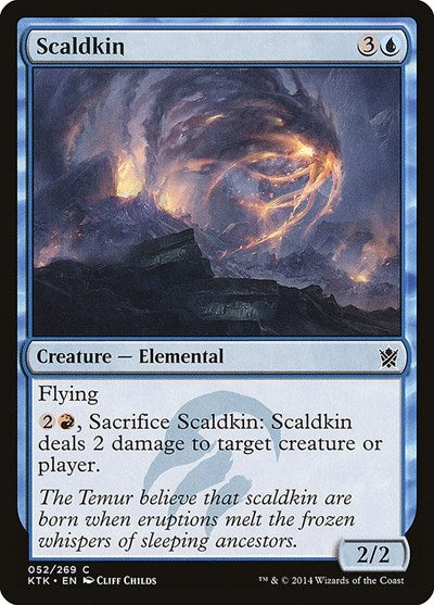 Scaldkin (KTK) #52 Common (Lightly Played) Khans of Tarkir Magic: 2014