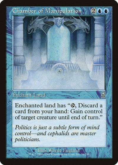Chamber of Manipulation (ODY) #76 Uncommon Odyssey Magic: The Gathering: 2001