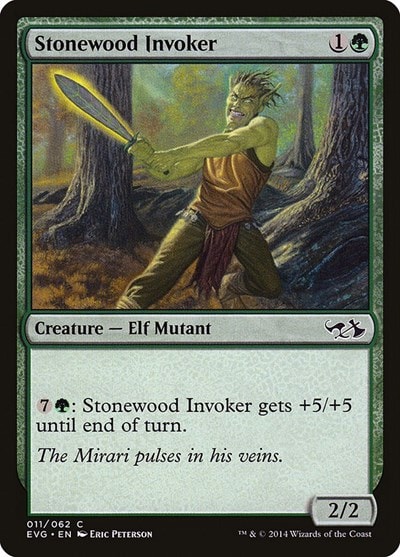 Stonewood Invoker (DD3) #11 Common (Lightly Played) Duel Decks: Anthology Magic: The Gathering: 2014