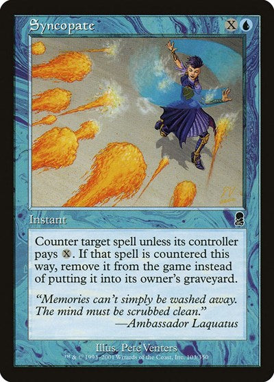 Syncopate (ODY) #103 Common (Lightly Played) Odyssey Magic: The Gathering: 2001