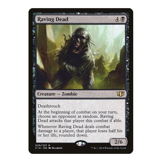 Raving Dead (C14) #29 Rare (Lightly Played) Commander 2014 Magic: The Gathering: 2014