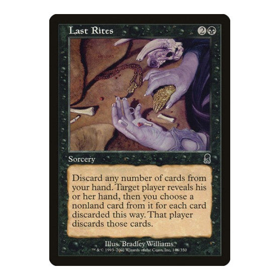 Last Rites (ODY) #146 Common (Lightly Played) Odyssey Magic: The Gathering: 2001