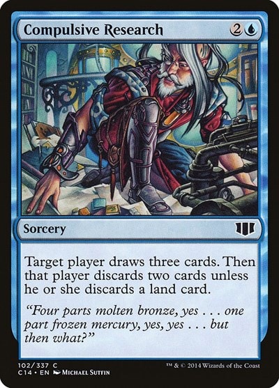 Compulsive Research (C14) #102 Common (Heavily Played) Commander 2014 Magic: The Gathering: 2014