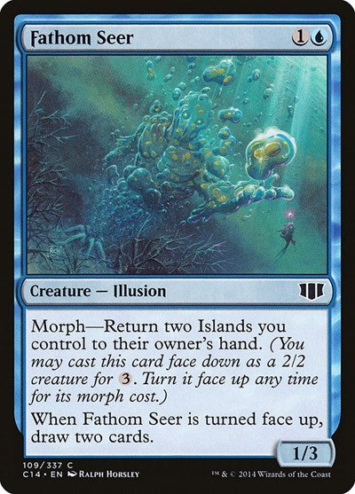 Fathom Seer (C14) #109 Common (Moderately Played) Commander 2014 Magic: The Gathering: 2014