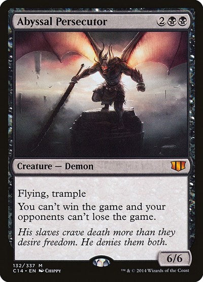 Abyssal Persecutor (C14) #132 Mythic Rare (Damaged) Commander 2014 Magic: The Gathering: 2014