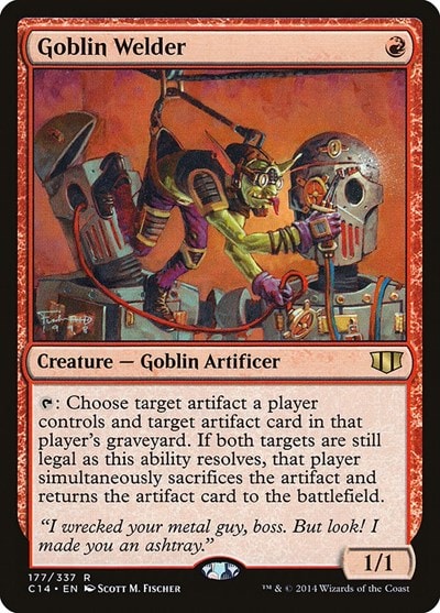 Goblin Welder (C14) #177 Rare (Near Mint) Commander 2014 Magic: The Gathering: 2014