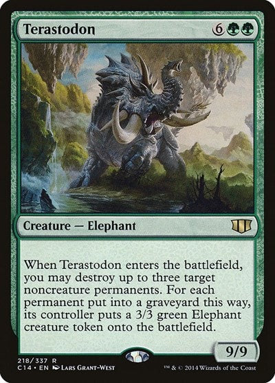 Terastodon (C14) #218 Rare (Lightly Played) Commander 2014 Magic: The Gathering: 2014