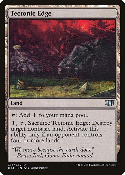 Tectonic Edge (C14) #313 Uncommon (Lightly Played) Commander 2014 Magic: The Gathering: 2014