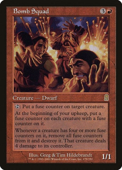 Bomb Squad (ODY) #179 Rare (Lightly Played) Odyssey Magic: The Gathering: 2001