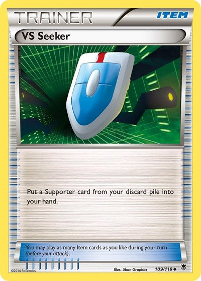 VS Seeker (PHF) #109/119 Uncommon (Lightly Played) XY - Phantom Forces Pokemon: 2014