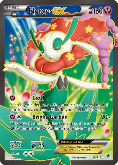 Florges EX (116 Full Art) (PHF) #116/119 Ultra Rare XY - Phantom Forces Pokemon: 2014