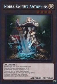 Noble Knight Artorigus (NKRT) #NKRT-EN003 Platinum Rare (Limited Lightly Played) Noble Knights of the Round Table Box Set YuGiOh: 2014