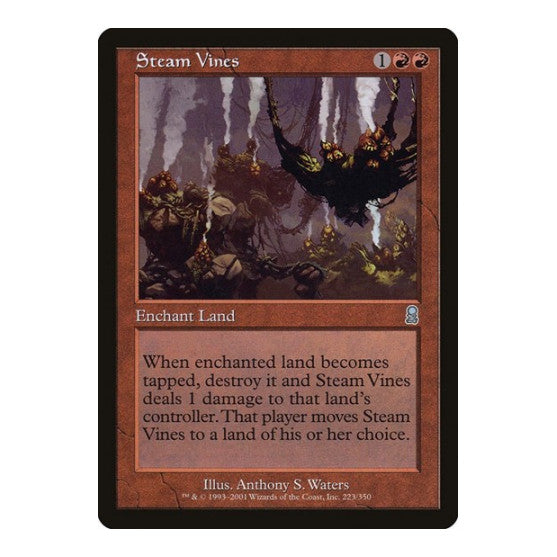 Steam Vines (ODY) #223 Uncommon (Lightly Played) Odyssey Magic: The Gathering: 2001