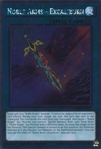 Noble Arms - Excaliburn (NKRT) #NKRT-EN023 Platinum Rare (Limited Lightly Played) Noble Knights of the Round Table Box Set YuGiOh: 2014