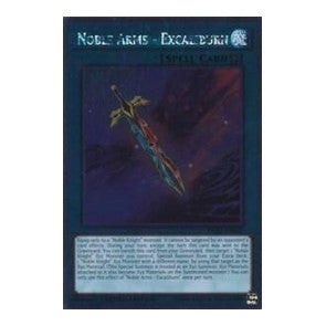 Noble Arms - Excaliburn (NKRT) #NKRT-EN023 Platinum Rare (Limited Lightly Played) Noble Knights of the Round Table Box Set YuGiOh: 2014