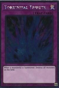 Torrential Tribute (NKRT) #NKRT-EN043 Platinum Rare (Limited Lightly Played) Noble Knights of the Round Table Box Set YuGiOh: 2014