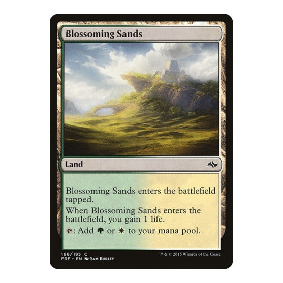 Blossoming Sands (FRF) #166 Common (Lightly Played) Fate Reforged Magic: The Gathering: 2015