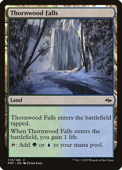 Thornwood Falls (FRF) #173 Common (Lightly Played) Fate Reforged Magic: The Gathering: 2015