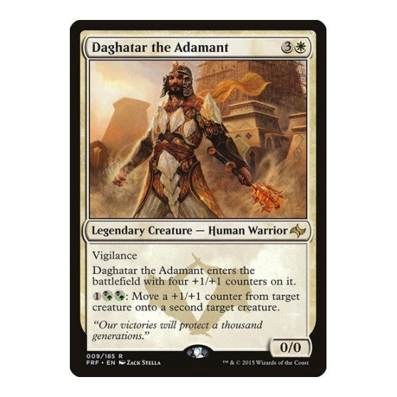 Daghatar the Adamant (FRF) #9 Rare Fate Reforged Magic: The Gathering: 2015