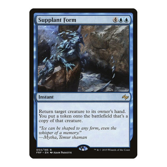 Supplant Form (FRF) #54 Rare (Foil Lightly Played) Fate Reforged Magic: The Gathering: 2015