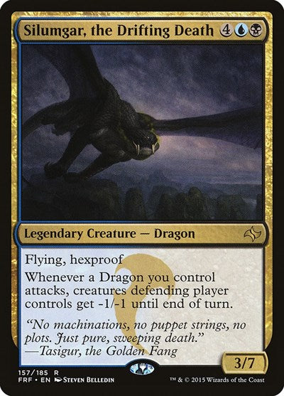 Silumgar the Drifting Death (FRF) #157 Rare (Heavily Played) Fate Reforged Magic: The Gathering: 2015