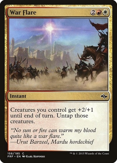 War Flare (FRF) #158 Common (Lightly Played) Fate Reforged Magic: The Gathering: 2015