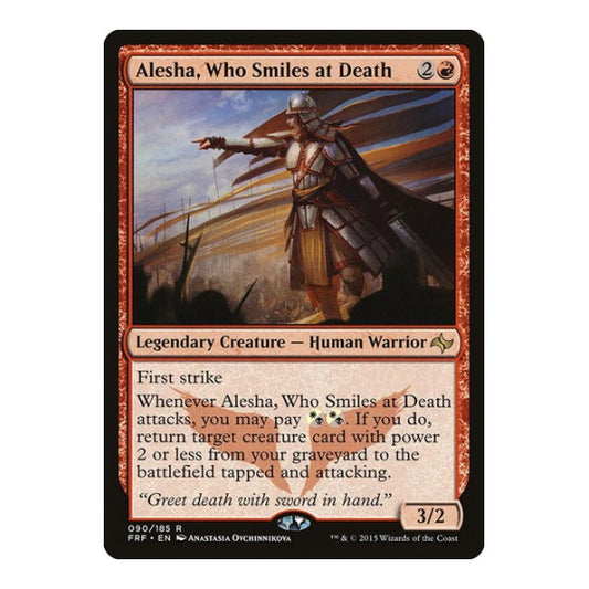 Alesha, Who Smiles at Death (FRF) #90 Rare (Near Mint) Fate Reforged Magic: The Gathering: 2015